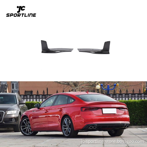 S5 Carbon Fiber Rear Splitter for Audi A5 Quattro S line 2017-2019